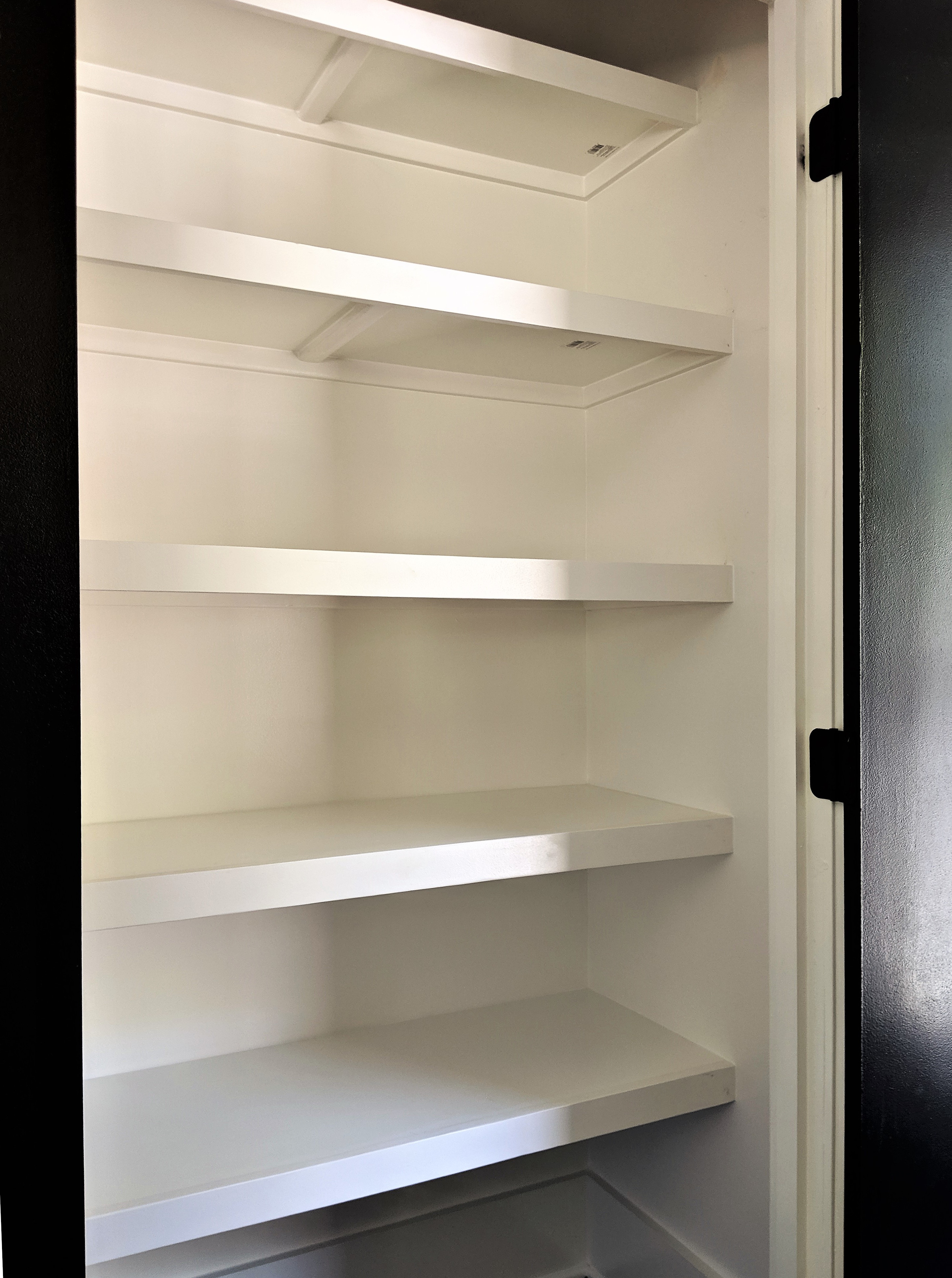 PANTRY UPDATE An easy way to replace metal pantry shelving Simply