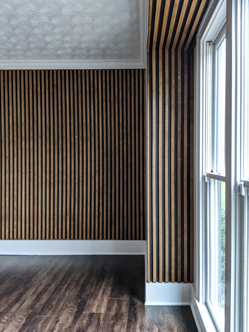 HOW TO CREATE A BAY WINDOW SLAT WALL