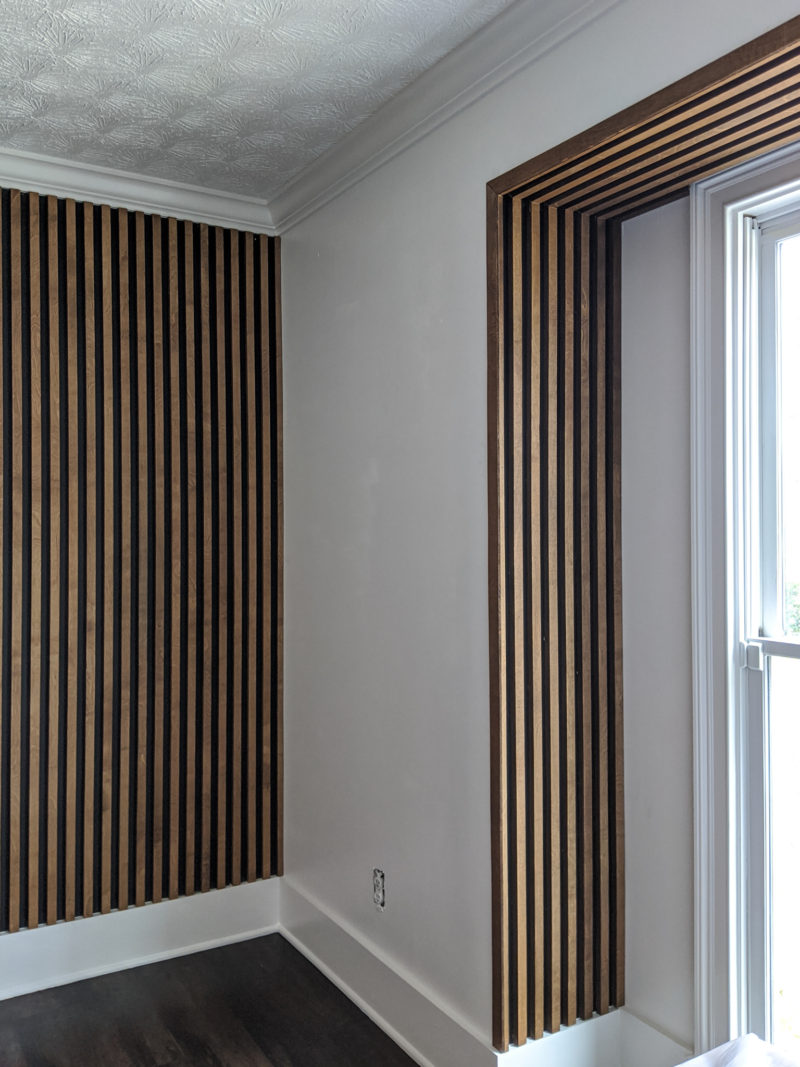 HOW TO CREATE A BAY WINDOW SLAT WALL