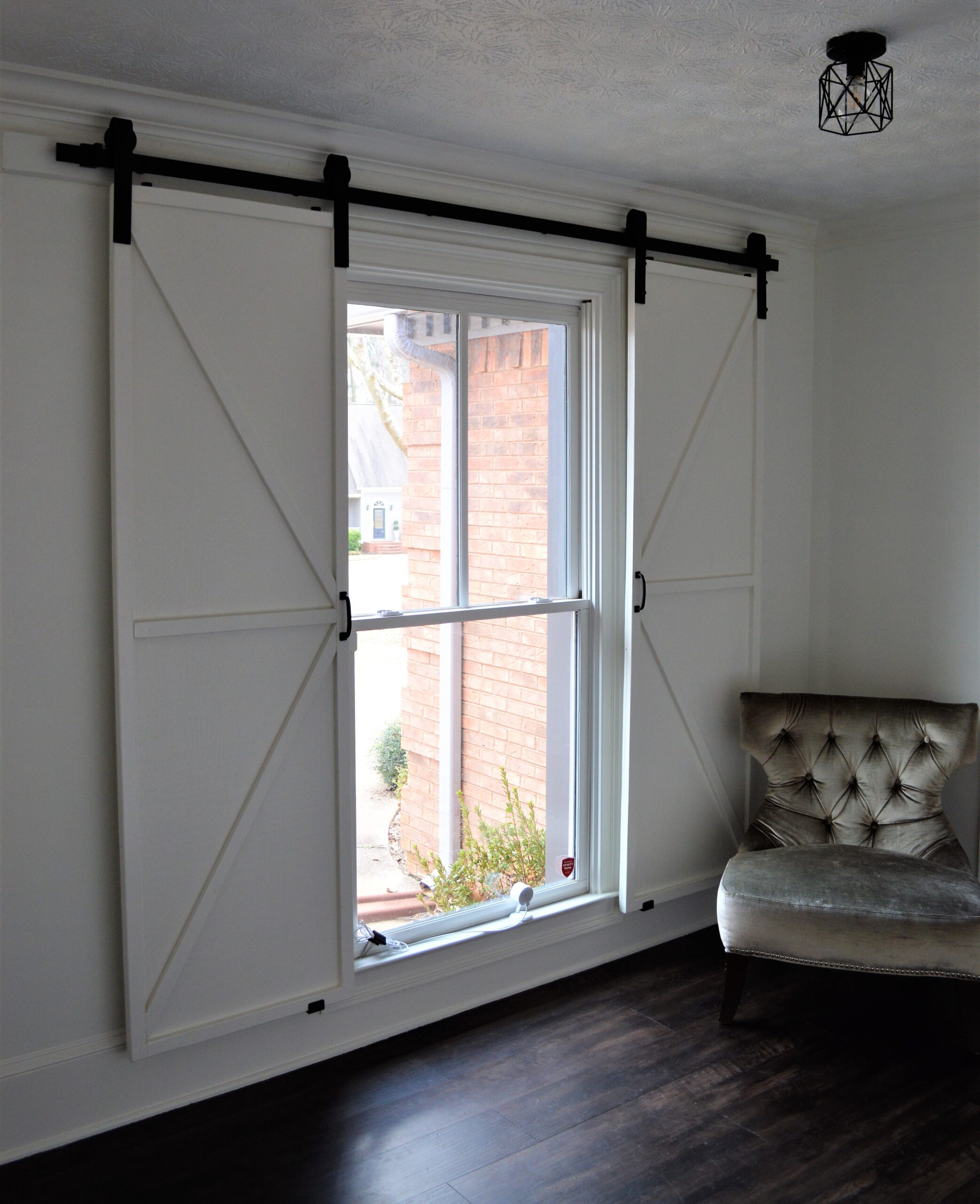 DIY BARN DOOR SHUTTERS Simply Aligned Home