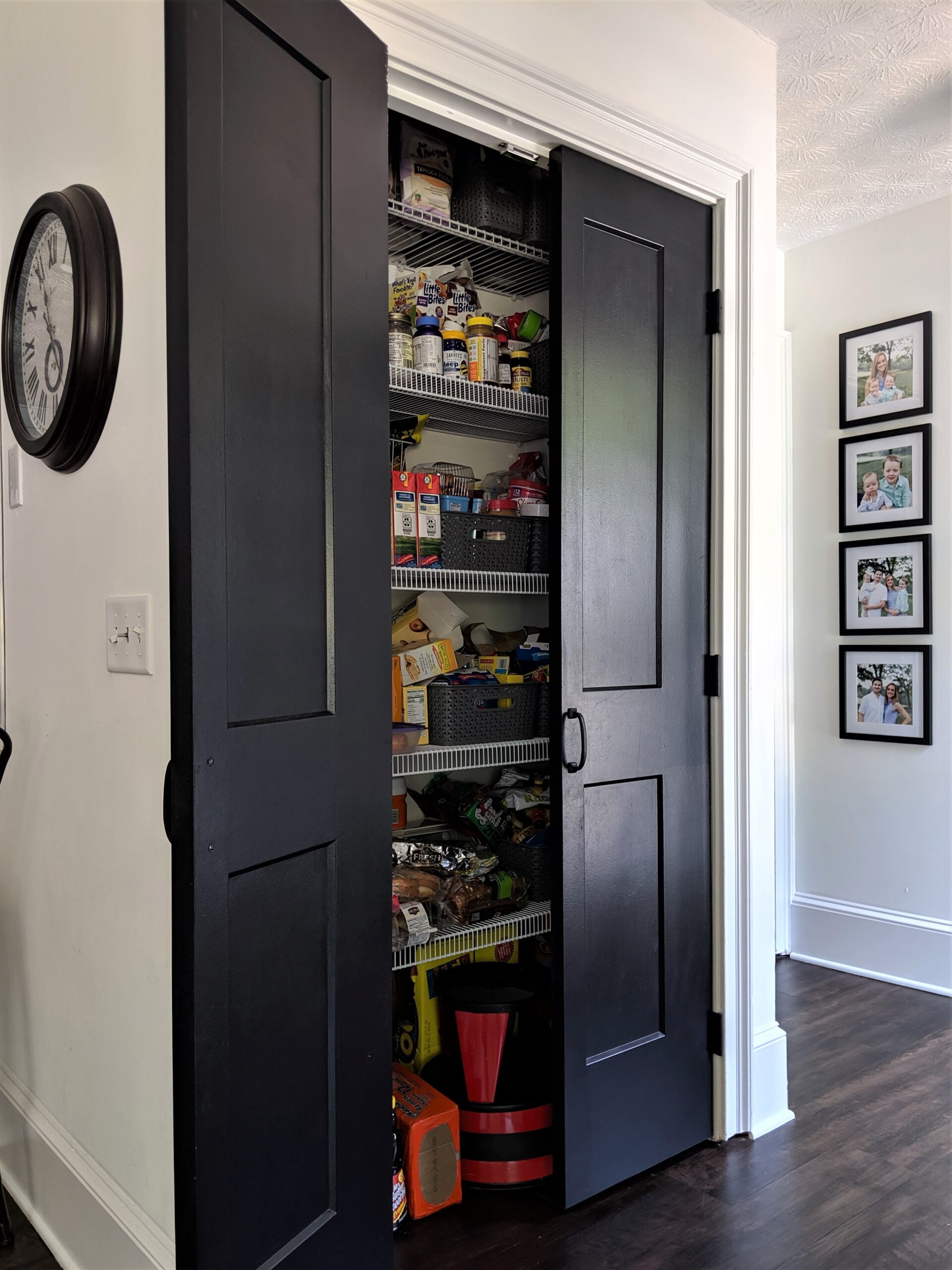 PANTRY UPDATE An easy way to replace metal pantry shelving Simply