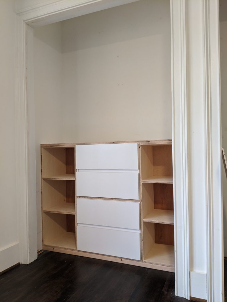 SMALL CLOSET CUSTOM BUILD - Simply Aligned Home