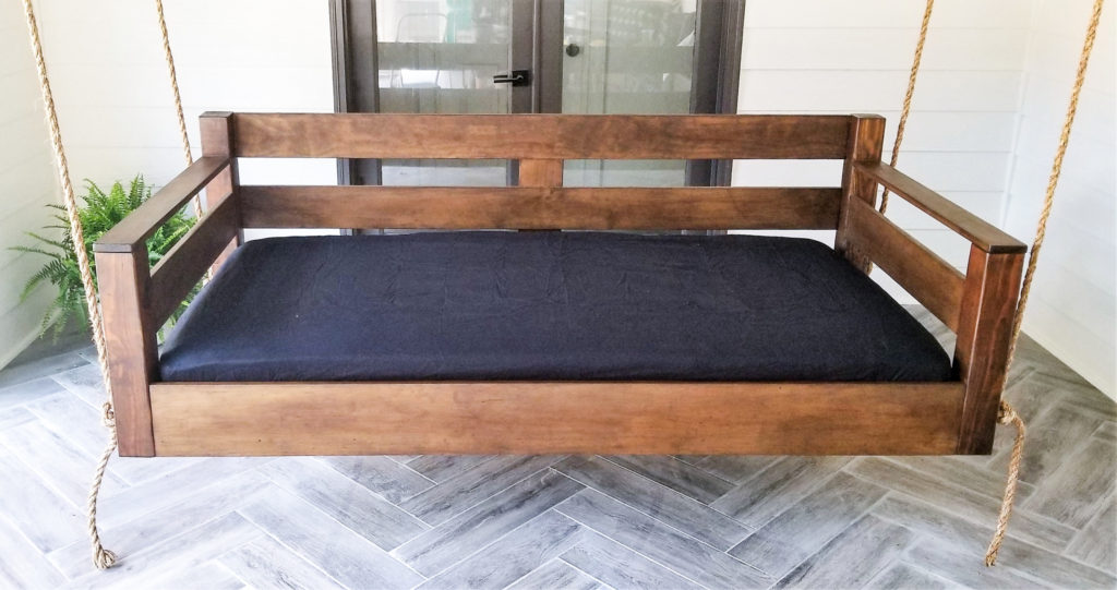 Diy Porch Bed Swing Simply Aligned Home, Twin Bed Size Porch Swing Plans