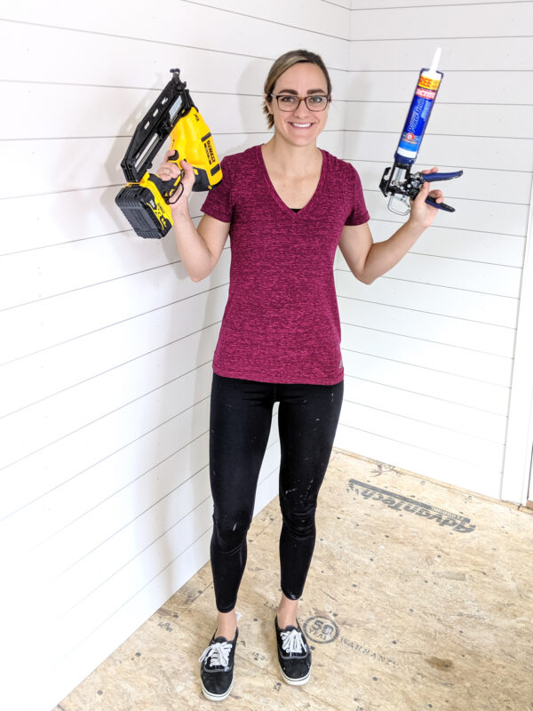 5 TOOLS THAT MAKE INSTALLING SHIPLAP A BREEZE - Simply Aligned Home