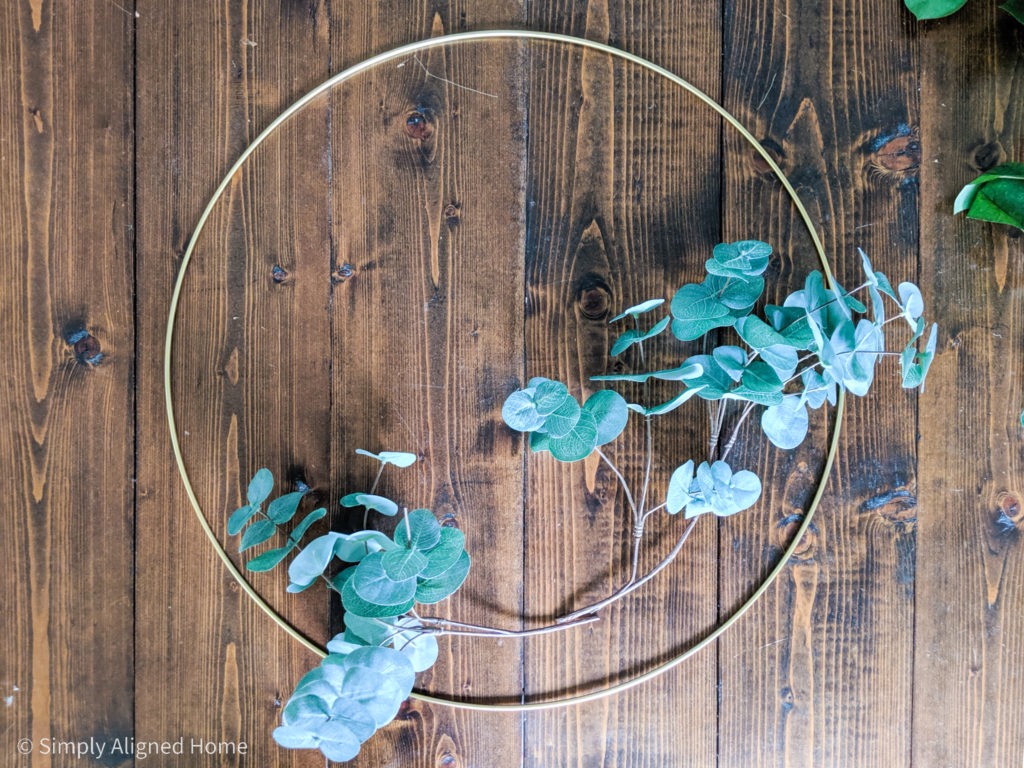 Cut-stems-to-attach-to-metal-ring-modern-wreath