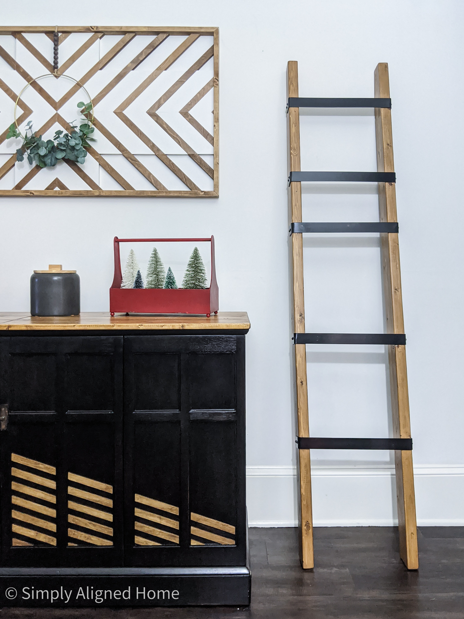 HOW TO MAKE AN INDUSTRIAL BLANKET LADDER Simply Aligned Home