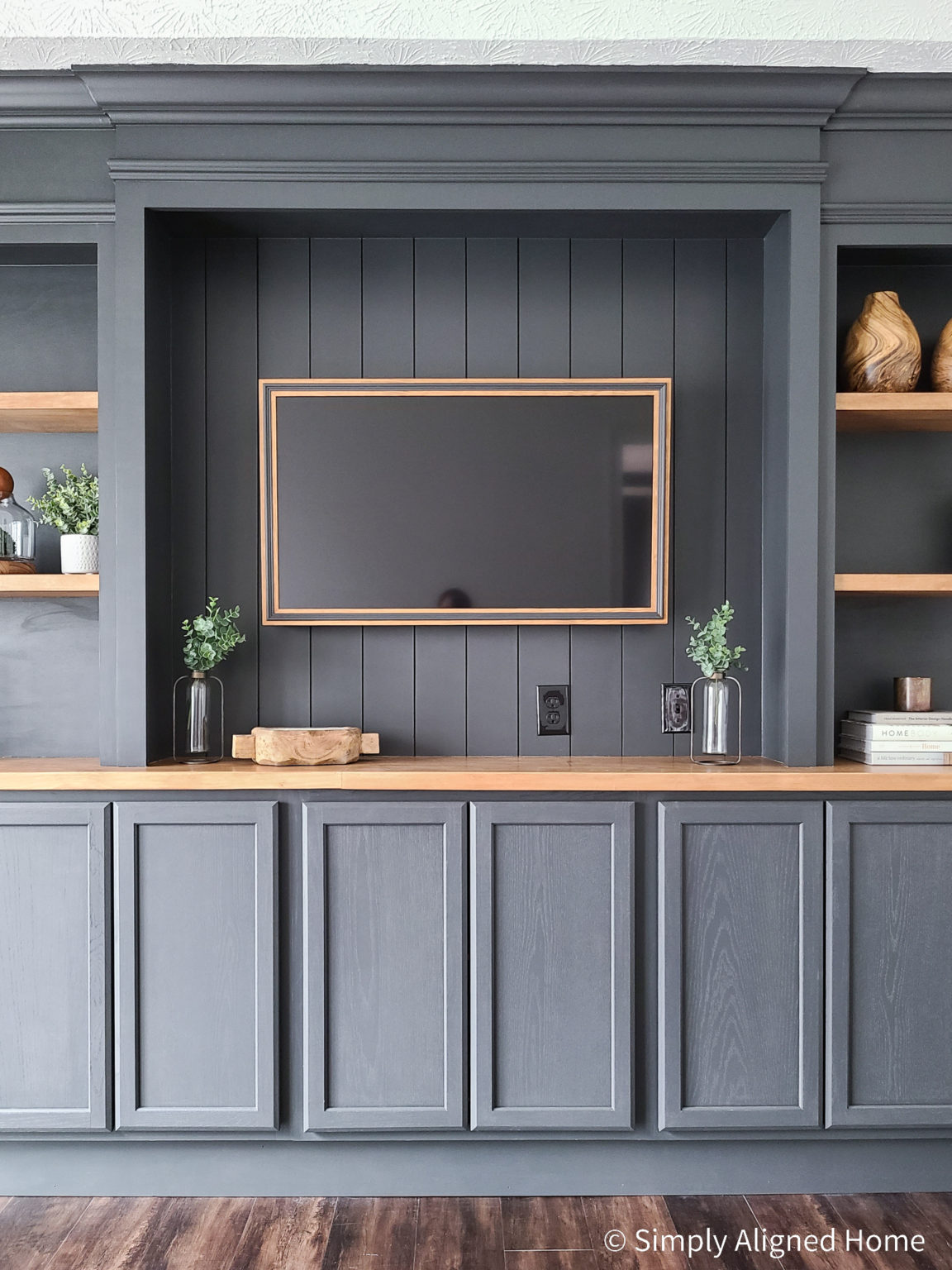 HOW TO MAKE A LIGHTWEIGHT CUSTOM TV PICTURE FRAME Simply Aligned Home