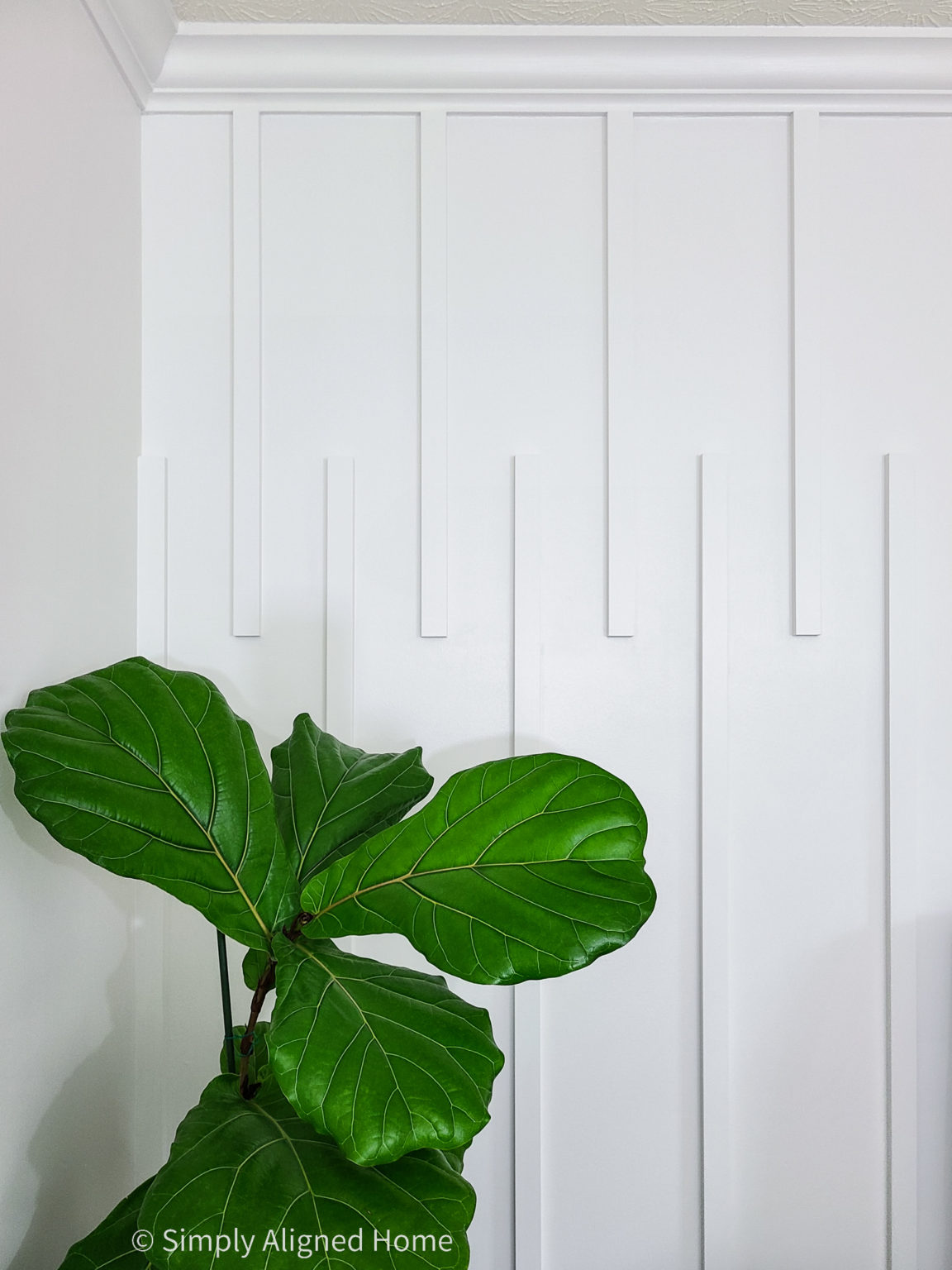 HOW TO CREATE A MODERN ACCENT WALL FOR LESS THAN 50 Simply Aligned Home