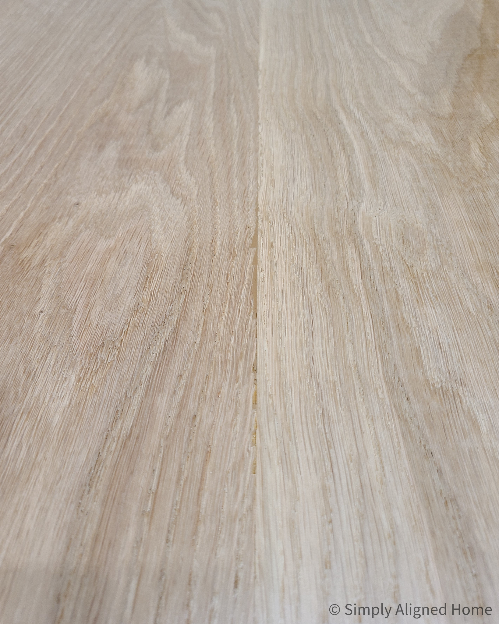 HOW I BUILT MY MODERN WHITE OAK DINING TABLE - Simply Aligned Home