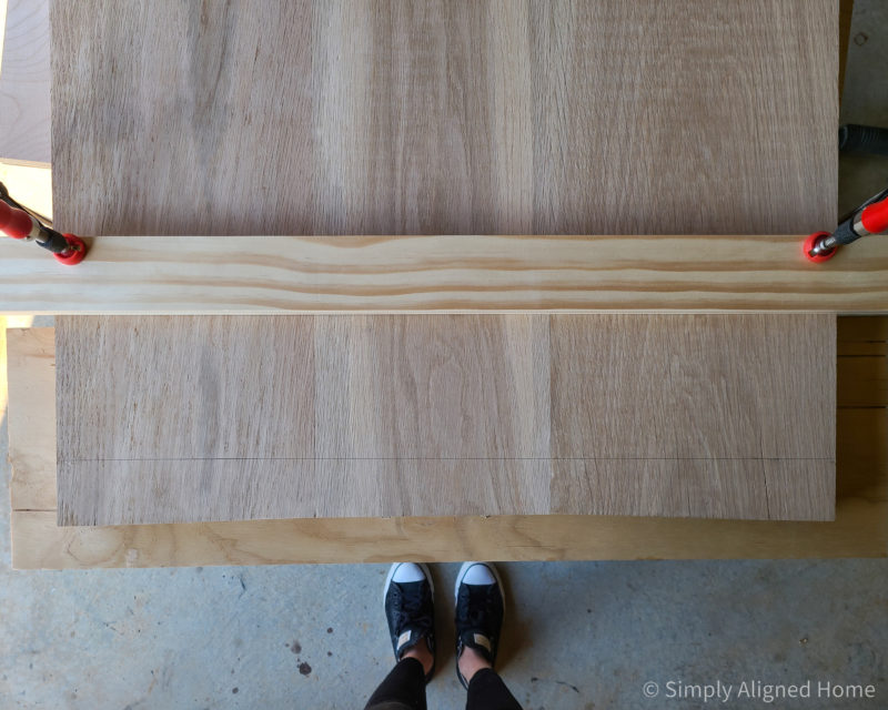 HOW I BUILT MY MODERN WHITE OAK DINING TABLE - Simply Aligned Home