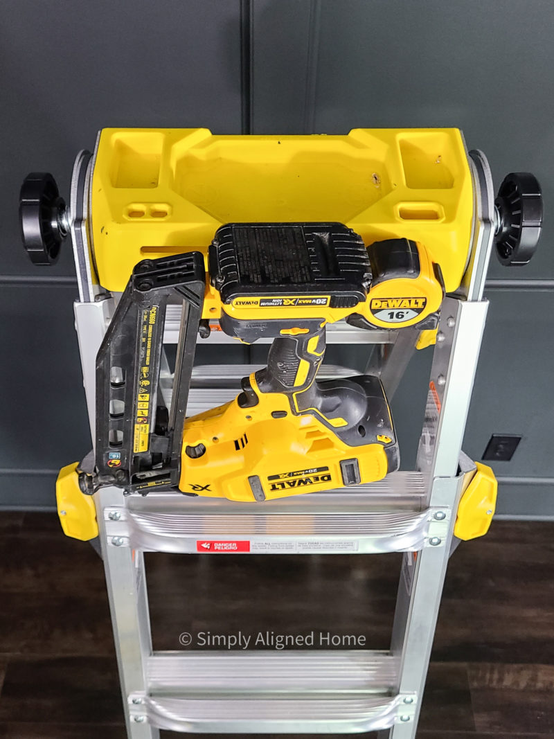 HOW TO INSTALL FAUX BEAMS WITH GORILLA LADDERS MULTIPOSITION LADDER