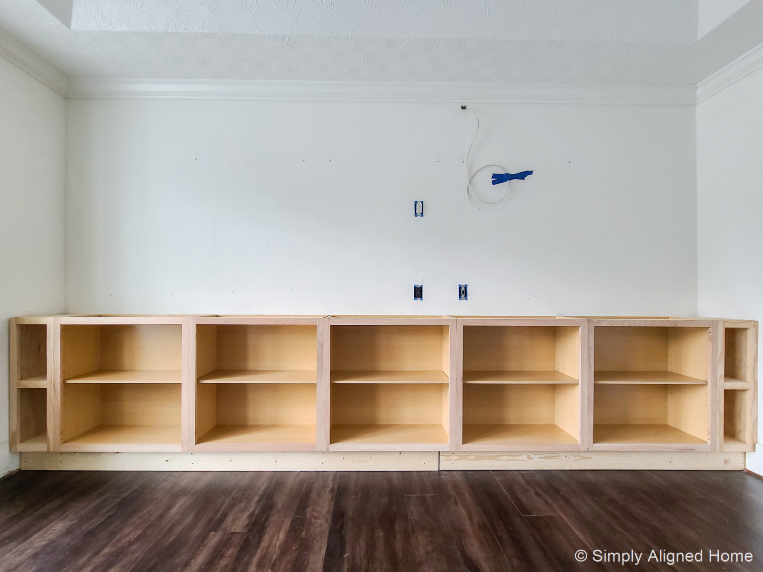 CUSTOM BUILT-IN: HOW TO INSTALL BASE CABINETS - Simply Aligned Home