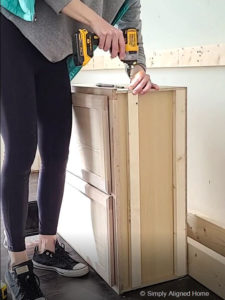 CUSTOM BUILT-IN: HOW TO INSTALL BASE CABINETS - Simply Aligned Home