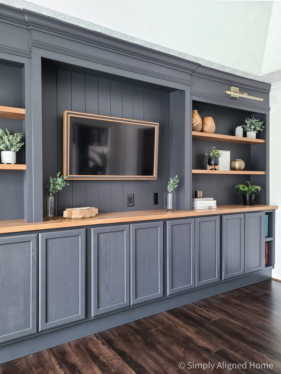 CUSTOM BUILT-IN: HOW TO FINISH WITH TRIM AND PAINT - Simply Aligned Home