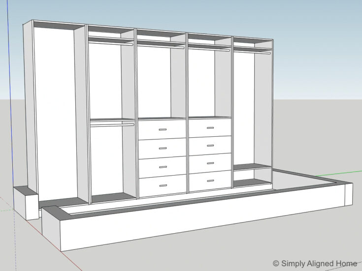 HOW TO BUILD A CUSTOM DIY CLOSET PART I Simply Aligned Home