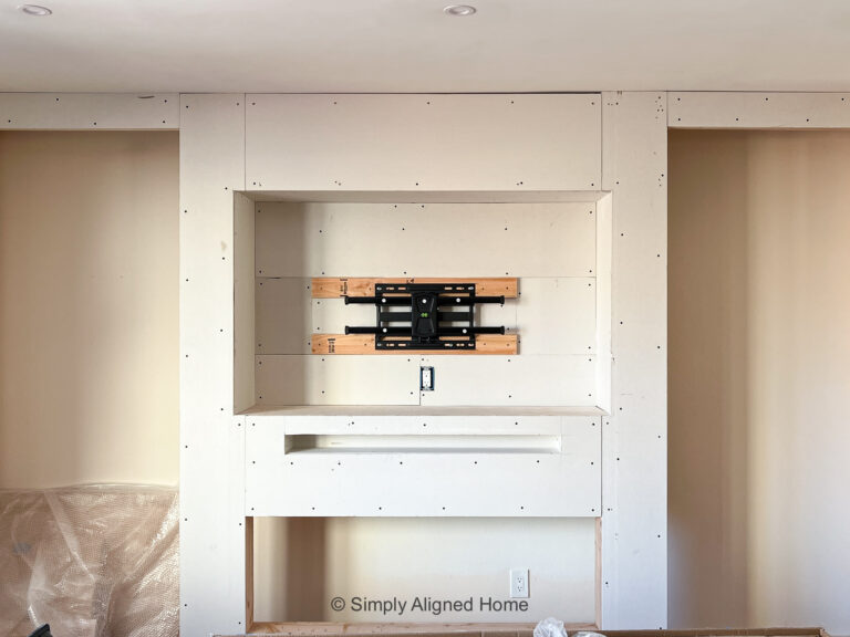 DIY ELECTRIC FIREPLACE BUILTIN How to Frame and Install the Fireplace