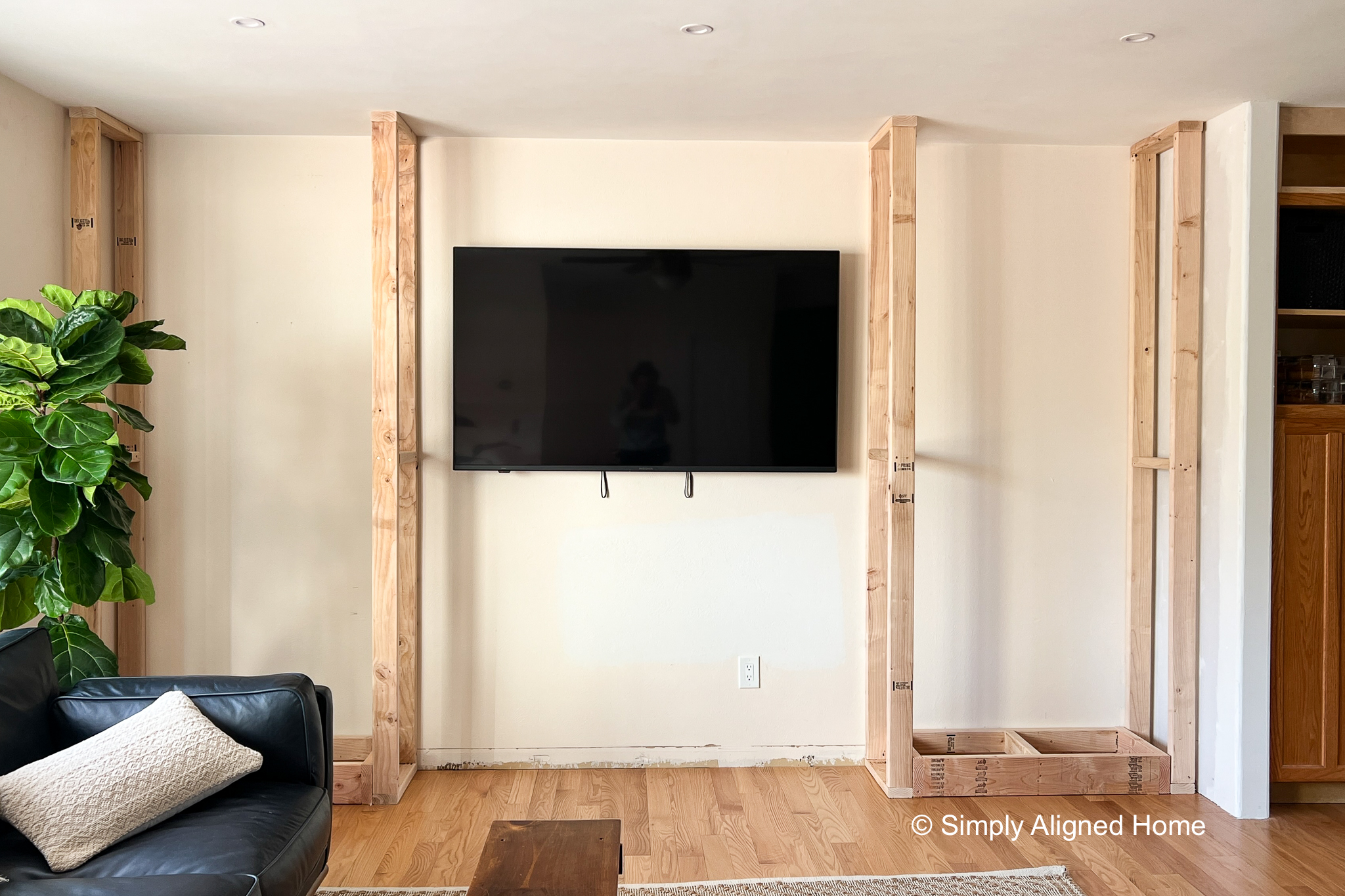 DIY ELECTRIC FIREPLACE BUILT-IN: How to Frame and Install the Fireplace ...