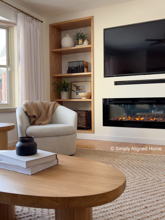 DIY ELECTRIC FIREPLACE BUILTIN How to Build and Install the Bookcases Simply Aligned Home