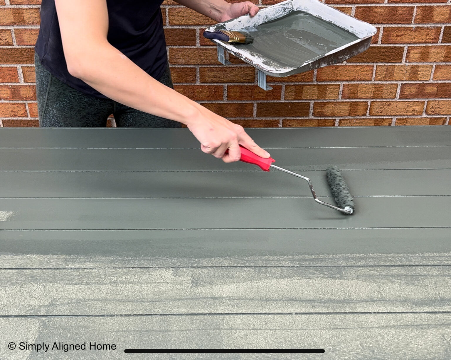 The Easiest Way To Paint Shiplap - Simply Aligned Home