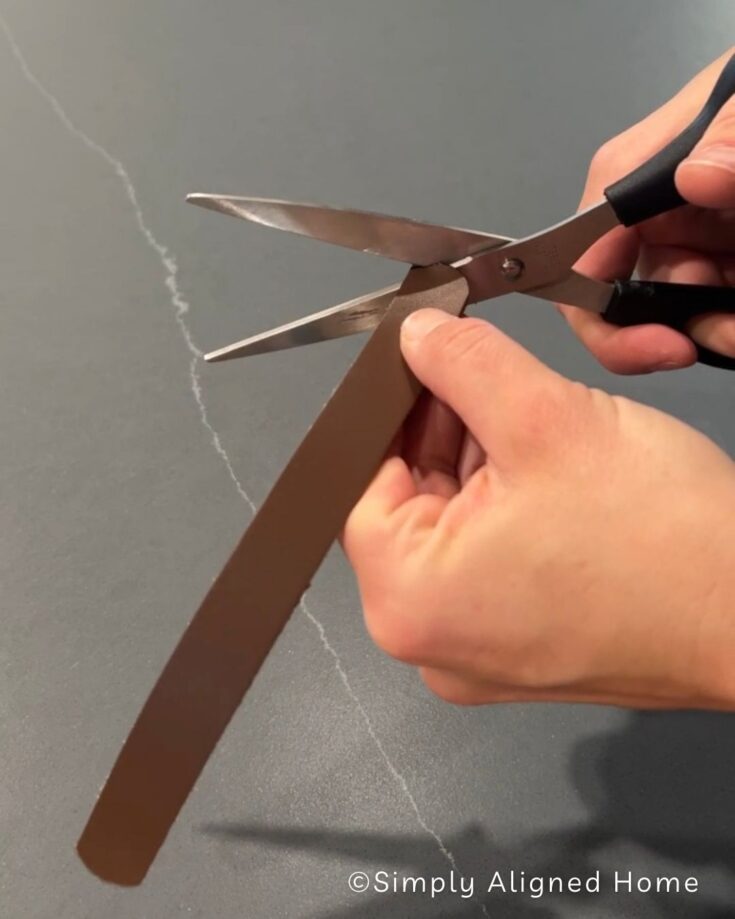 How To Make A DIY Large Serving Tray - Simply Aligned Home