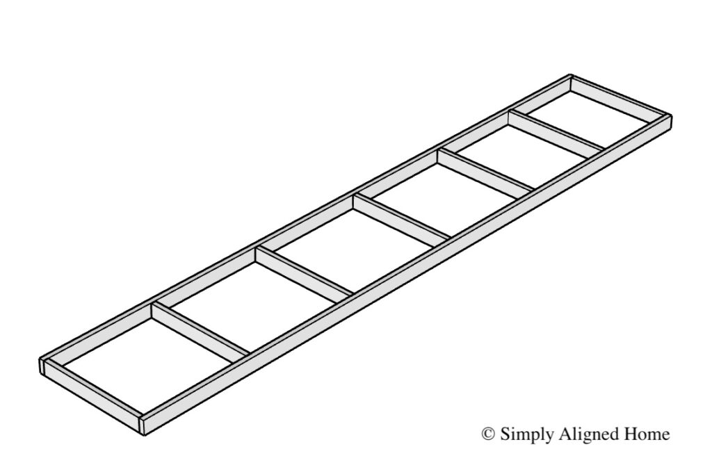 3D modeling of thin shelf brackets. 