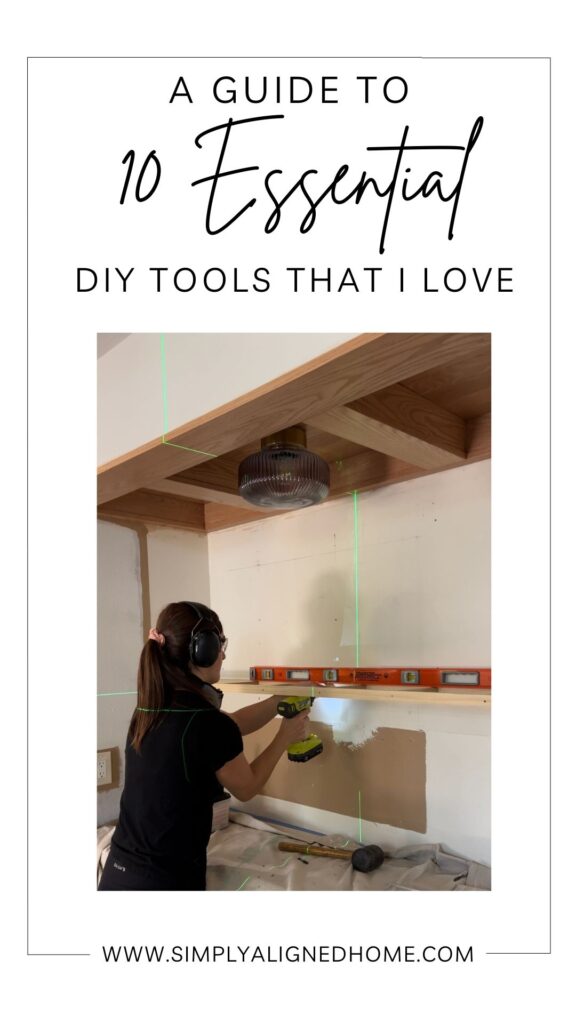 Pinterest pin for DIY tools that I love.