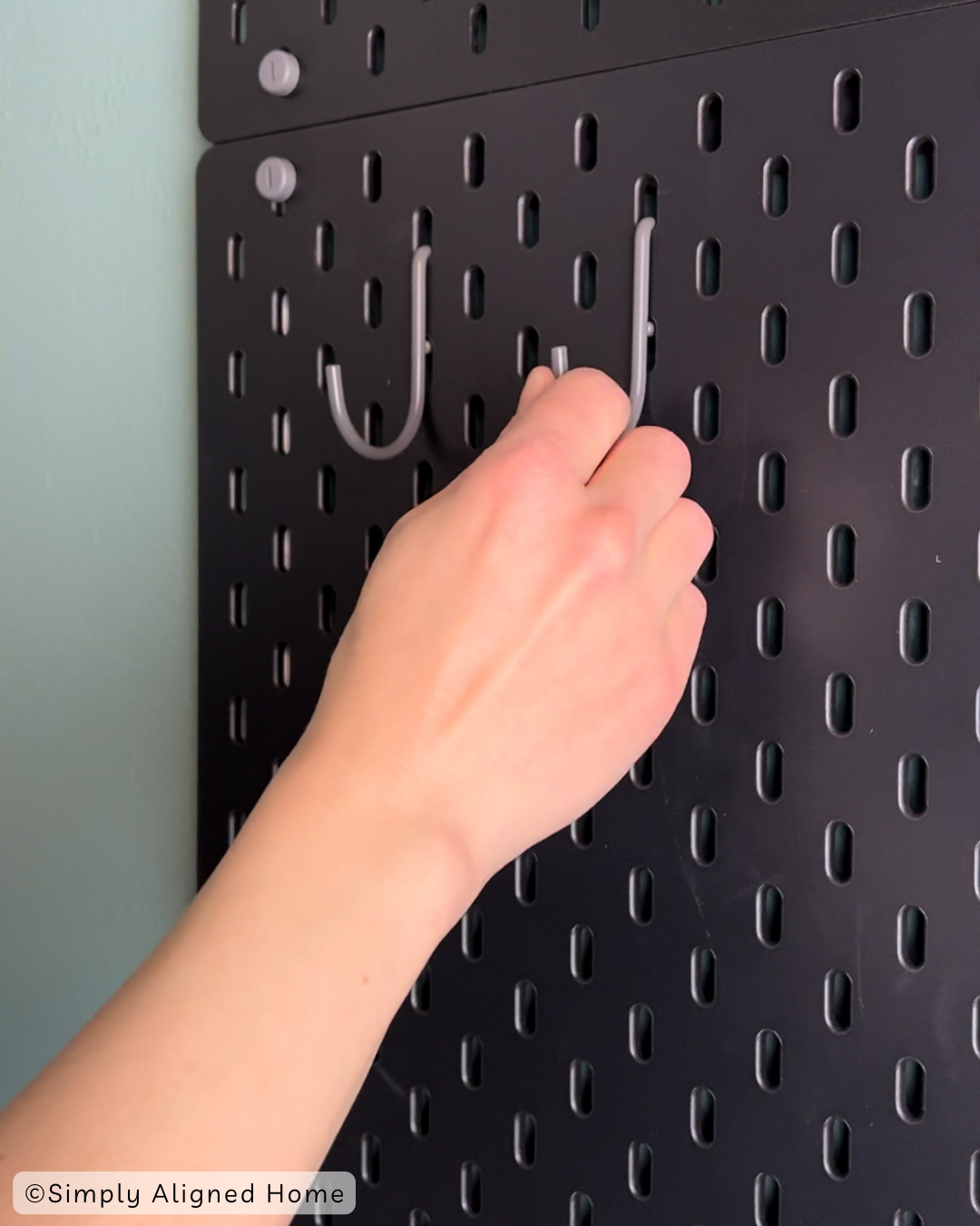 IKEA Hack: IKEA Pegboard LEGO Storage - Simply Aligned Home