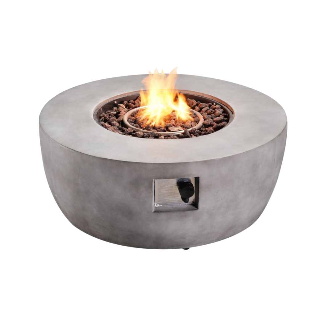 Faux Concrete Smokeless Firepit