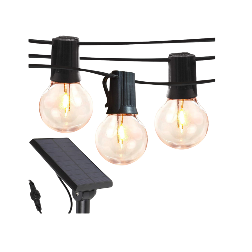 Globe Solar String Lights Outdoor