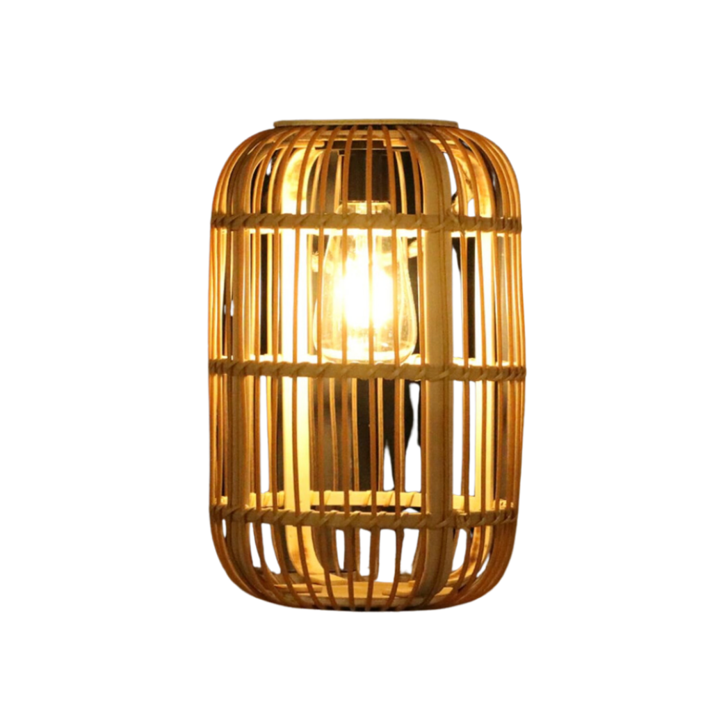 Bamboo Solar Outdoor Lantern