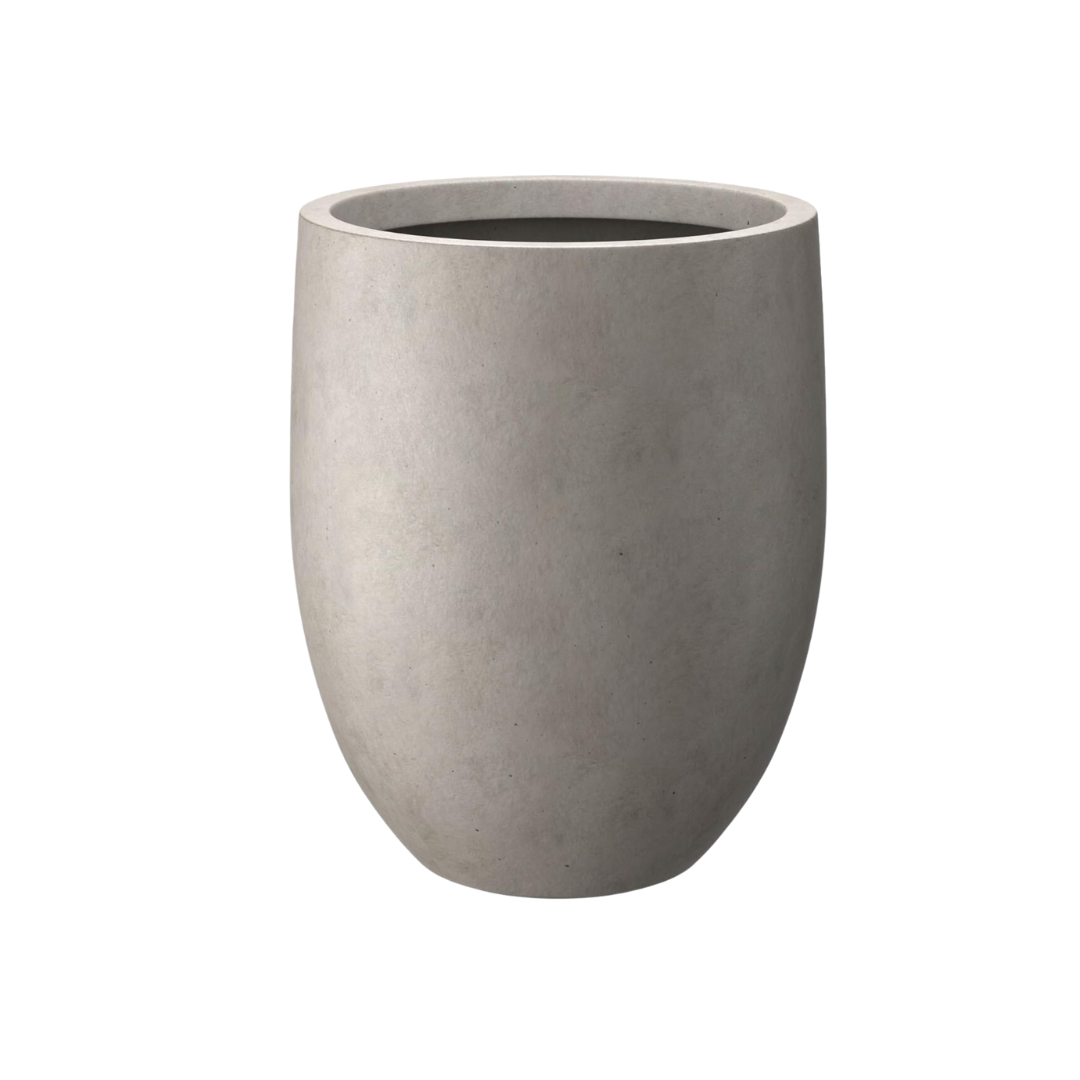 Kante Weathered Concrete Tall Planter