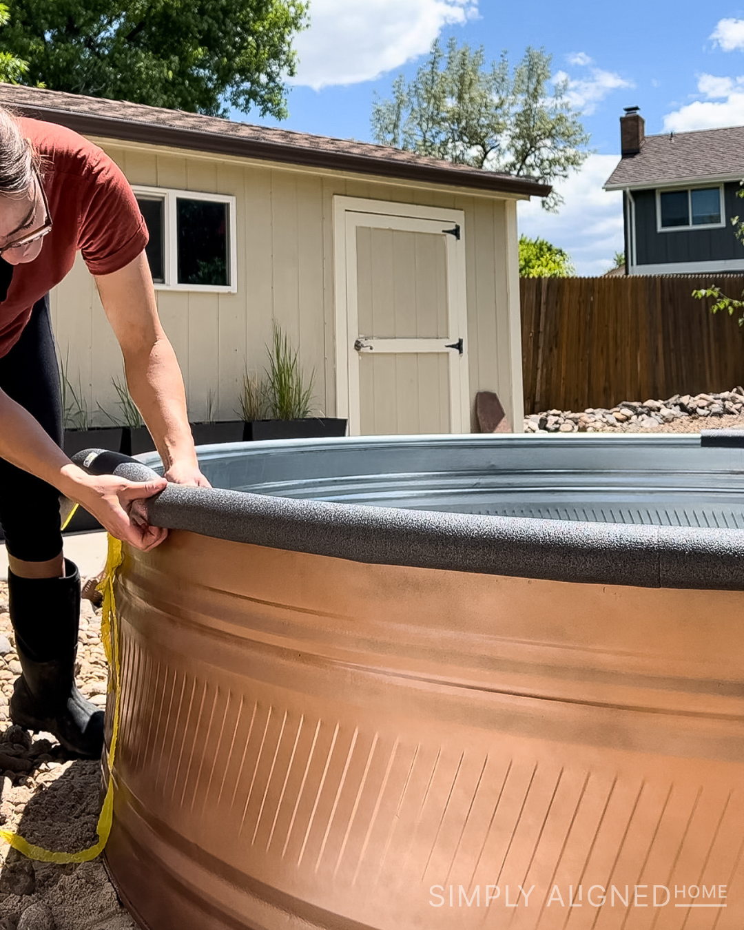 DIY Stock Pool Liner